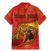 Personalized Spain Family Matching Mermaid Dress and Hawaiian Shirt The Spanish Fighting Bull With Coat Of Arms - Wonder Print Shop