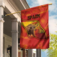 Spain Garden Flag The Spanish Fighting Bull With Coat Of Arms - Wonder Print Shop