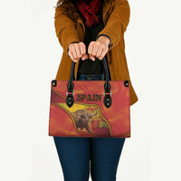 Spain Leather Bag The Spanish Fighting Bull With Coat Of Arms - Wonder Print Shop