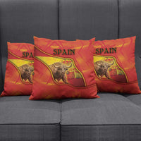 Spain Pillow Cover The Spanish Fighting Bull With Coat Of Arms - Wonder Print Shop