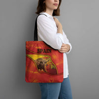 Spain Tote Bag The Spanish Fighting Bull With Coat Of Arms - Wonder Print Shop