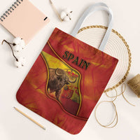 Spain Tote Bag The Spanish Fighting Bull With Coat Of Arms - Wonder Print Shop