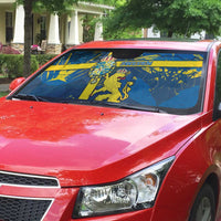 Sweden Auto Sun Shade Coat Of Arms Unique Style - Wonder Print Shop