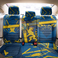 Sweden Back Car Seat Cover Coat Of Arms Unique Style - Wonder Print Shop