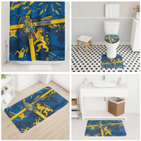 Sweden Bathroom Set Coat Of Arms Unique Style - Wonder Print Shop