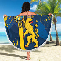 Sweden Beach Blanket Coat Of Arms Unique Style - Wonder Print Shop