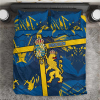 Sweden Bedding Set Coat Of Arms Unique Style - Wonder Print Shop