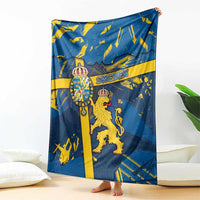 Sweden Blanket Coat Of Arms Unique Style - Wonder Print Shop