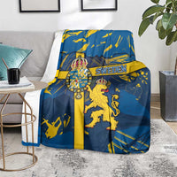 Sweden Blanket Coat Of Arms Unique Style - Wonder Print Shop