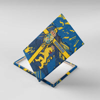 Sweden Canvas Wall Art Coat Of Arms Unique Style - Wonder Print Shop