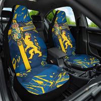 Sweden Car Seat Cover Coat Of Arms Unique Style - Wonder Print Shop