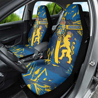 Sweden Car Seat Cover Coat Of Arms Unique Style - Wonder Print Shop