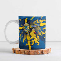 Personalized Sweden Ceramic Mug Coat Of Arms Unique Style - Wonder Print Shop