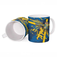Personalized Sweden Ceramic Mug Coat Of Arms Unique Style - Wonder Print Shop
