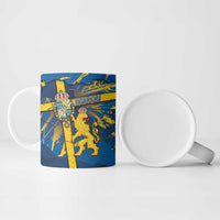 Personalized Sweden Ceramic Mug Coat Of Arms Unique Style - Wonder Print Shop