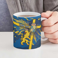 Personalized Sweden Ceramic Mug Coat Of Arms Unique Style - Wonder Print Shop