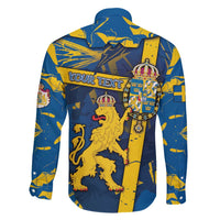 Personalized Sweden Family Matching Long Sleeve Bodycon Dress and Hawaiian Shirt Coat Of Arms Unique Style - Wonder Print Shop