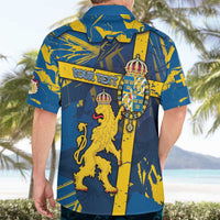 Personalized Sweden Hawaiian Shirt Coat Of Arms Unique Style - Wonder Print Shop
