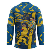 Personalized Sweden Hockey Jersey Coat Of Arms Unique Style - Wonder Print Shop