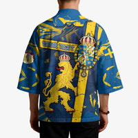 Personalized Sweden Kimono Coat Of Arms Unique Style - Wonder Print Shop