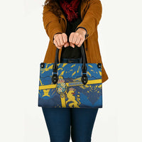 Sweden Leather Bag Coat Of Arms Unique Style - Wonder Print Shop