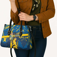 Sweden Leather Bag Coat Of Arms Unique Style - Wonder Print Shop