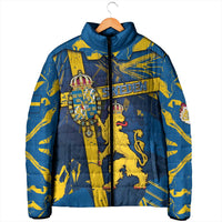 Personalized Sweden Padded Jacket Coat Of Arms Unique Style - Wonder Print Shop