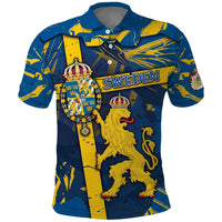 Personalized Sweden Polo Shirt Coat Of Arms Unique Style - Wonder Print Shop
