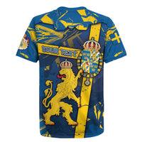 Personalized Sweden Rugby Jersey Coat Of Arms Unique Style - Wonder Print Shop