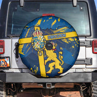 Sweden Spare Tire Cover Coat Of Arms Unique Style - Wonder Print Shop