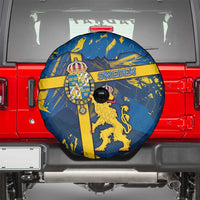 Sweden Spare Tire Cover Coat Of Arms Unique Style - Wonder Print Shop