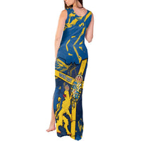 Personalized Sweden Tank Maxi Dress Coat Of Arms Unique Style - Wonder Print Shop