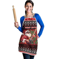Guitar Christmas Apron Rocking Santa - Wonder Print Shop