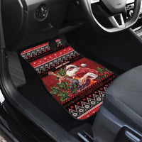 Guitar Christmas Car Mats Rocking Santa - Wonder Print Shop