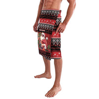 Guitar Christmas Lavalava Rocking Santa - Wonder Print Shop
