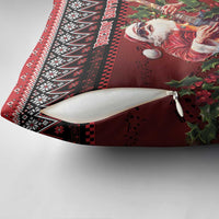 Guitar Christmas Pillow Cover Rocking Santa - Wonder Print Shop