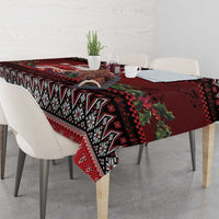 Guitar Christmas Tablecloth Rocking Santa - Wonder Print Shop