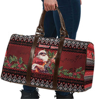 Guitar Christmas Travel Bag Rocking Santa - Wonder Print Shop
