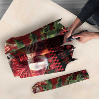 Guitar Christmas Umbrella Rocking Santa - Wonder Print Shop