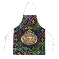 Mardi Gras Apron King Cake Royal