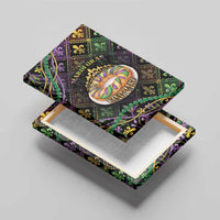 Mardi Gras Canvas Wall Art King Cake Royal
