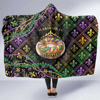 Mardi Gras Hooded Blanket King Cake Royal