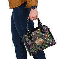 Mardi Gras Shoulder Handbag King Cake Royal