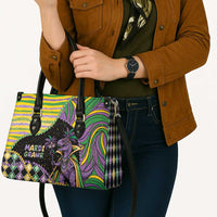 Mardi Gras Leather Bag King Rex Glitter Effect