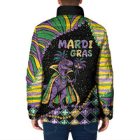 Mardi Gras Padded Jacket King Rex Glitter Effect