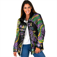 Mardi Gras Padded Jacket King Rex Glitter Effect