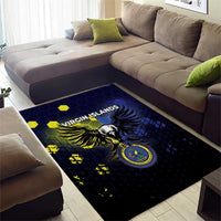 United States Virgin Islands Area Rug Eagle Bird Unique Style - Wonder Print Shop