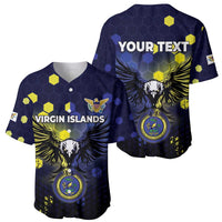 Personalized United States Virgin Islands Baseball Jersey Eagle Bird Unique Style - Wonder Print Shop