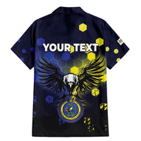 Personalized United States Virgin Islands Family Matching Mermaid Dress and Hawaiian Shirt Eagle Bird Unique Style - Wonder Print Shop