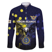 Personalized United States Virgin Islands Family Matching Mermaid Dress and Hawaiian Shirt Eagle Bird Unique Style - Wonder Print Shop